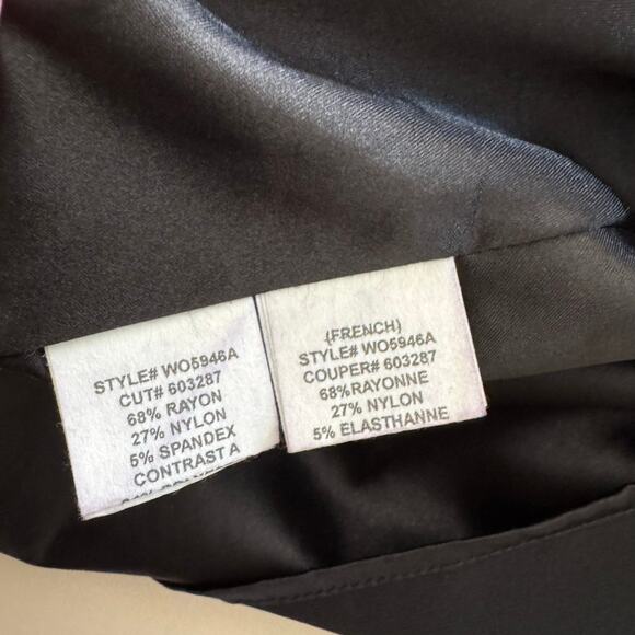 ANTHROPOLOGIE EVA FRANCO Wool and Chiffon Asymmetrical Midi Skirt Size 6 - Picture 7 of 7